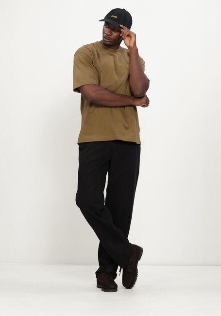 Schwarze FOR&Eacute;T Hose CLAY TWILL PANTS - large