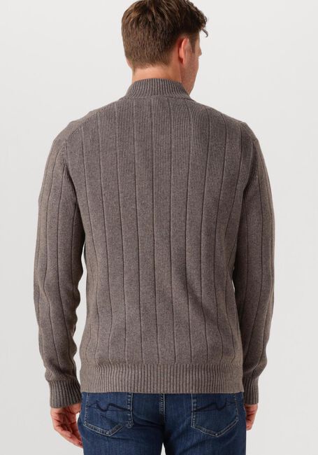 Taupe GENTILUOMO Strickjacke CARDIGAN 8 BUTTONS - large