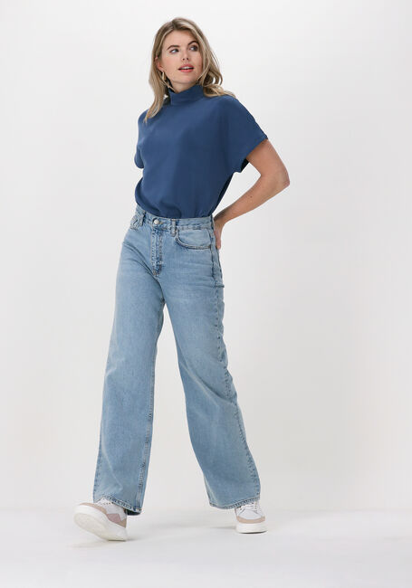 Blaue MY ESSENTIAL WARDROBE T-shirt ELLE COLLAR BLOUSE - large