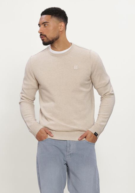 Beige BUTCHER OF BLUE Pullover CLIFDEN CREW - large