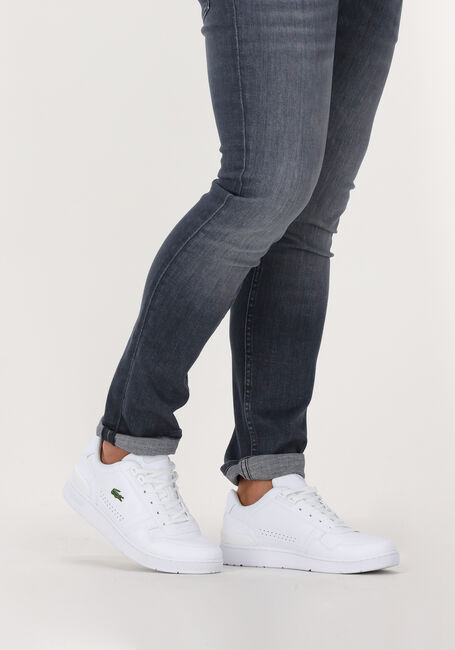 Weiße LACOSTE Sneaker low T-CLIP - large