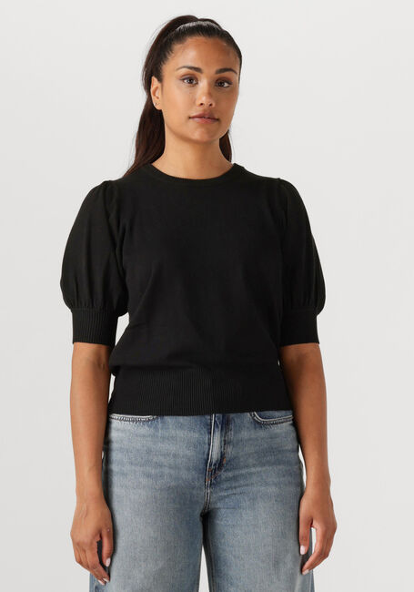Schwarze MINUS Top LIVA KNIT TEE - large
