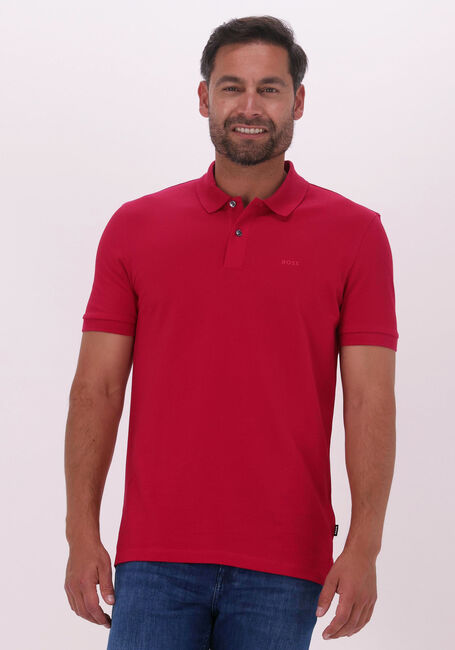 Rote BOSS BLACK Polo-Shirt PALLAS - large