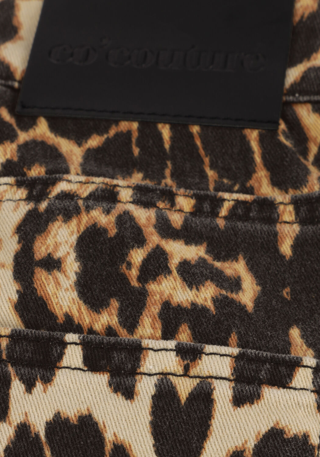 Schwarze CO'COUTURE Wide jeans LEOCC PLEAT PANT - large