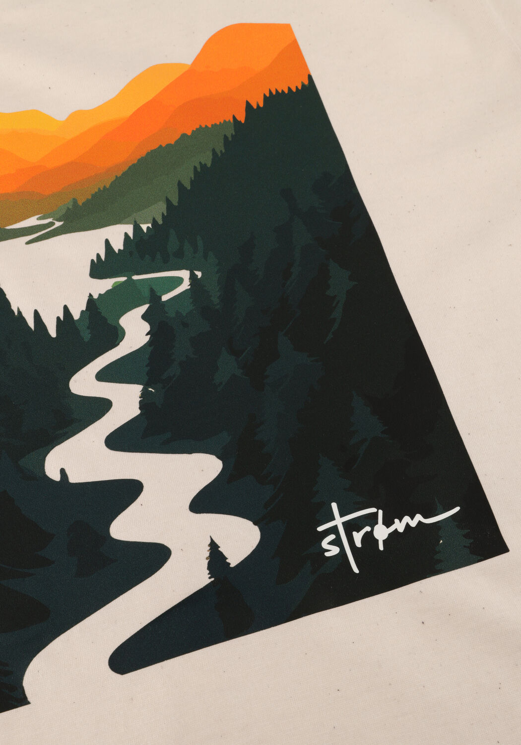 Ecru STR&Oslash;M Clothing Polos & T-Shirts T-SHIRT - large