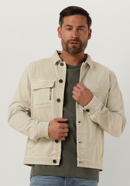 Beige PME LEGEND Jack DENIM JACKET NATURAL DENIM JACKET - large