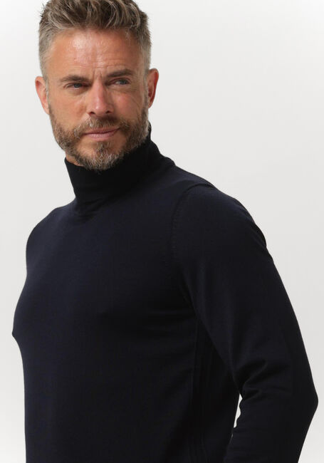 Dunkelblau BOSS BLACK Rollkragenpullover MUSSO-P - large