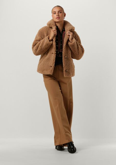 Camelfarbene VANESSA BRUNO Teddy-Jacke VALERINE - large