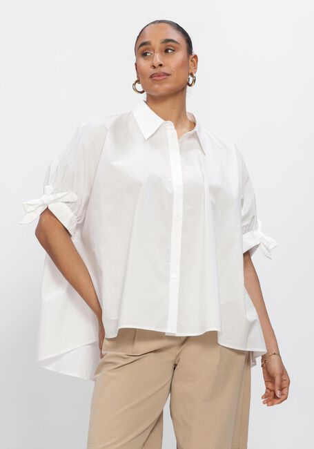 Nicht-gerade weiss SUMMUM Blusen BLOUSE CRISPY POPLIN - large