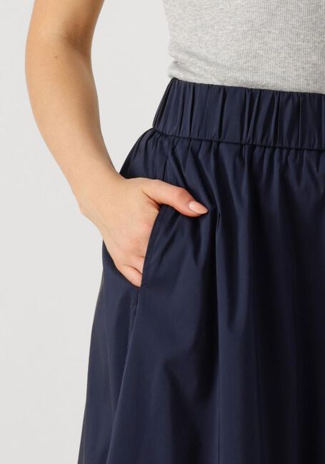Dunkelblau NEO NOIR Midirock YARA POPLIN SKIRT - large