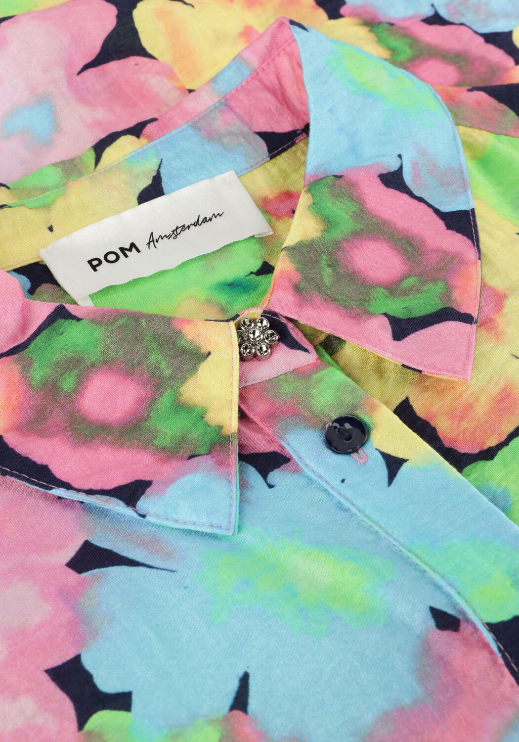 Mehrfarbige/Bunte POM AMSTERDAM Blusen CHERRY BLOSSOM BLOUSE - large