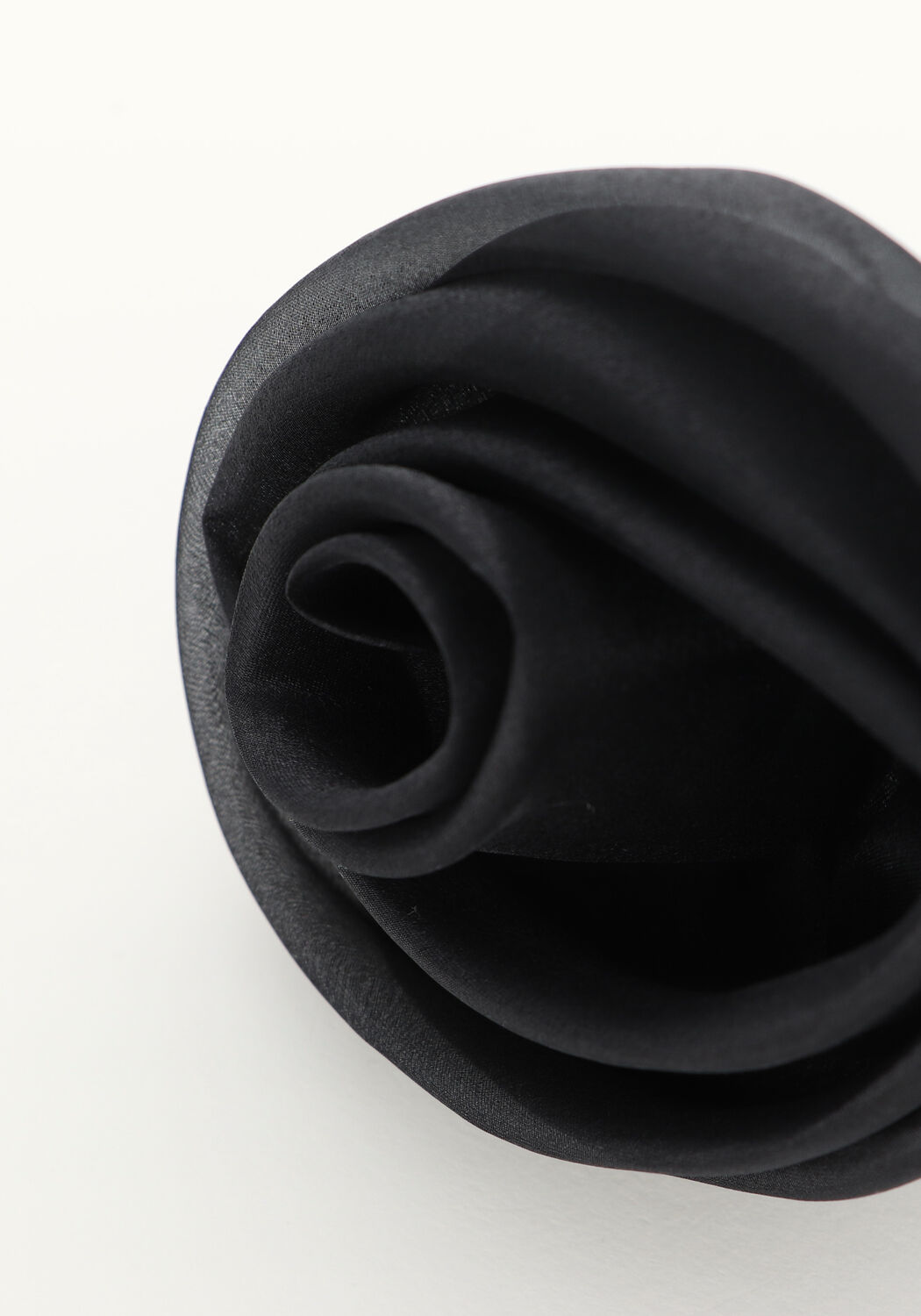 Schwarze BECKSONDERGAARD Haarschmuck ORGANZA ROSEA SCRUNCHIE - large