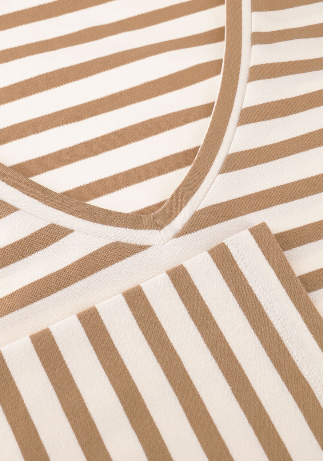 Mehrfarbige/Bunte PENN & INK Top LONGSLEEVE STRIPE - large