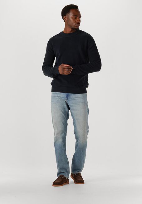 Blaue G-STAR RAW Pullover STRUCTURE R KNIT - large