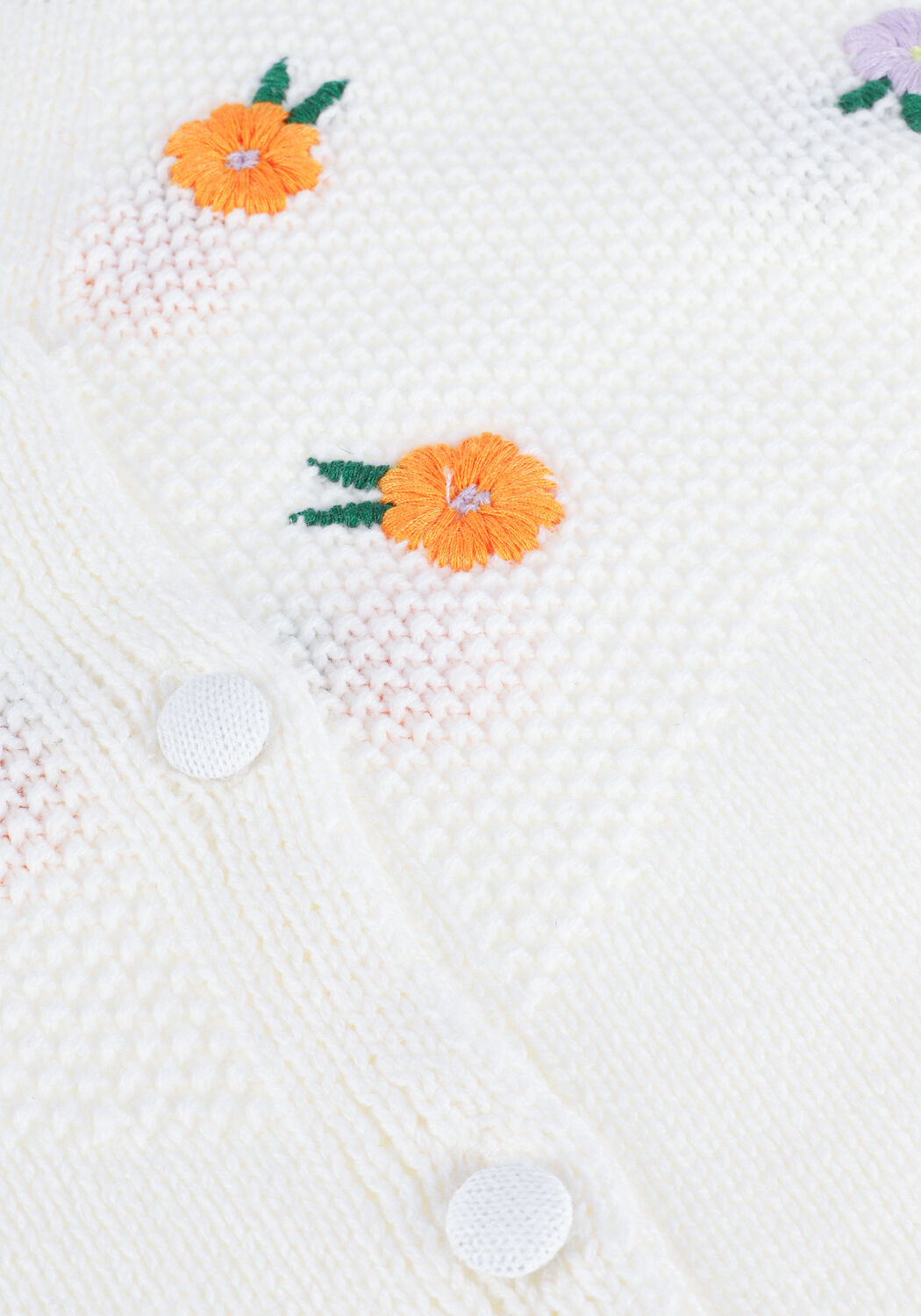 Wei&szlig;e Y.A.S. Strickjacke YASLEMO SS KNIT CARDIGAN S. - large