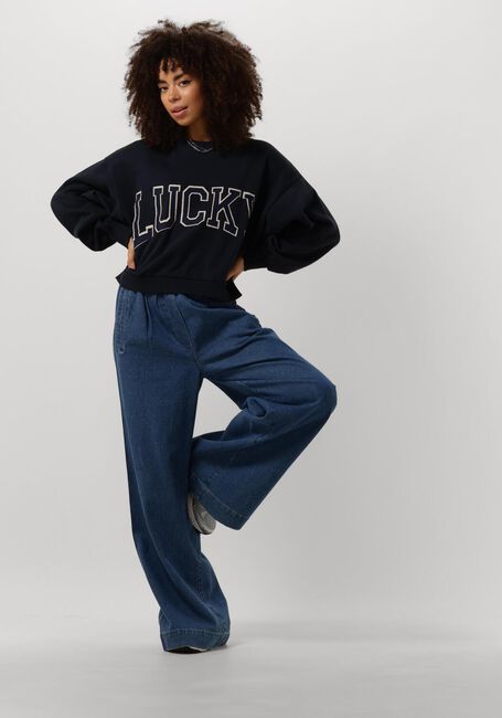 Dunkelblau BY-BAR Pullover BIBI PATCHWORK SWEATER - large