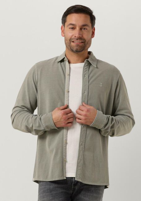 Grüne BUTCHER OF BLUE Overshirt ROBBINS CLEAN PIQUE SHIRT - large