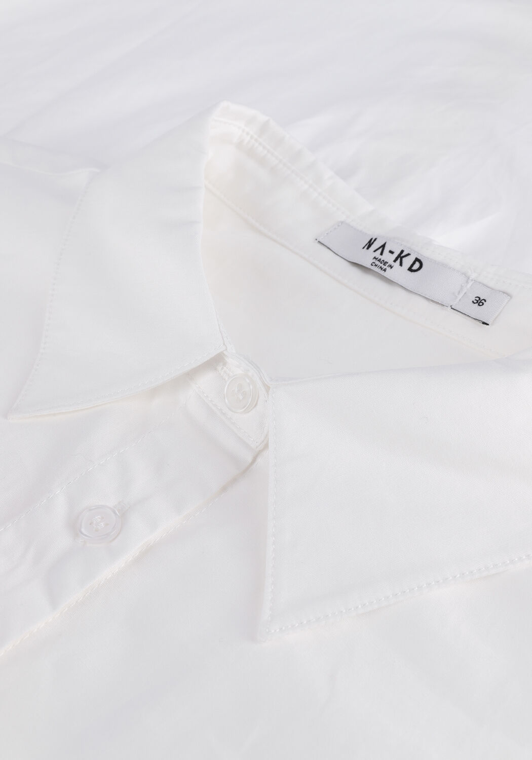 Wei&szlig;e NA-KD Blusen OVERSIZED BASIC SHIRT - large