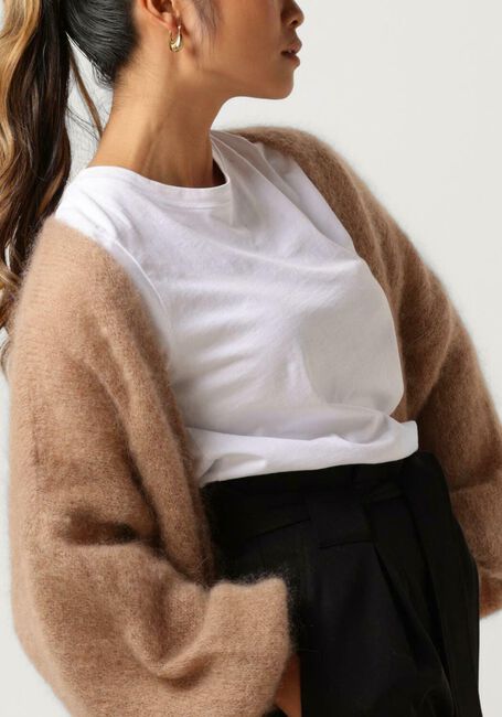 Beige AMERICAN DREAMS Strickjacke LEE MIDI CARDIGAN - large