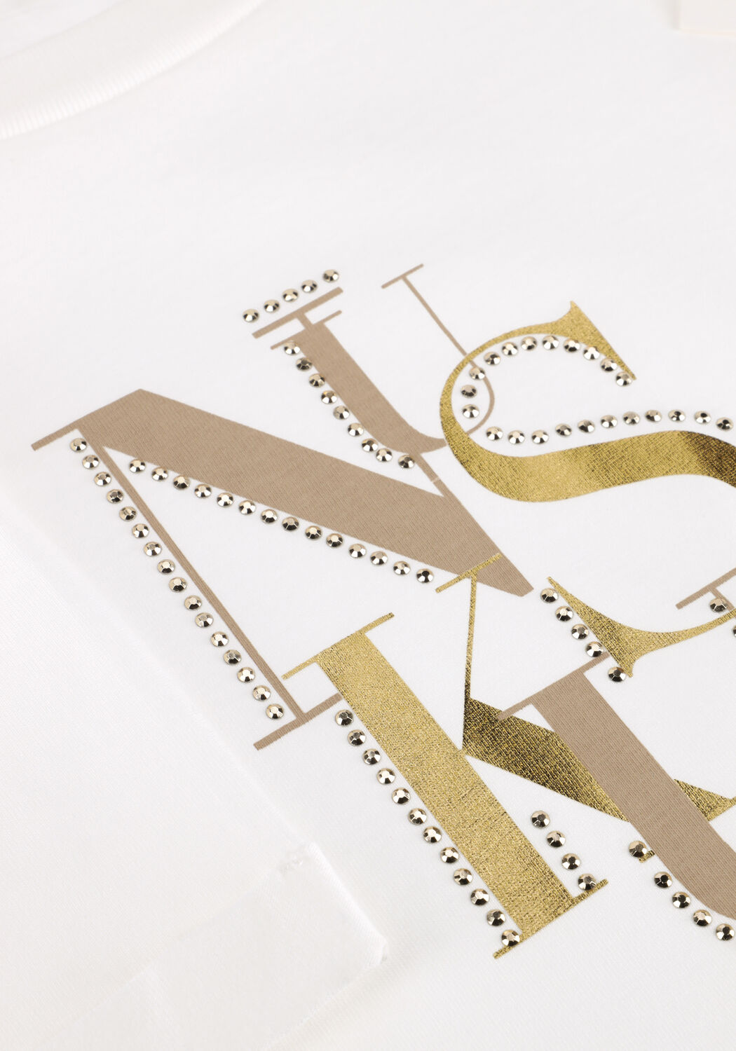 Wei&szlig;e NUKUS Top ROWENA SHIRT - large