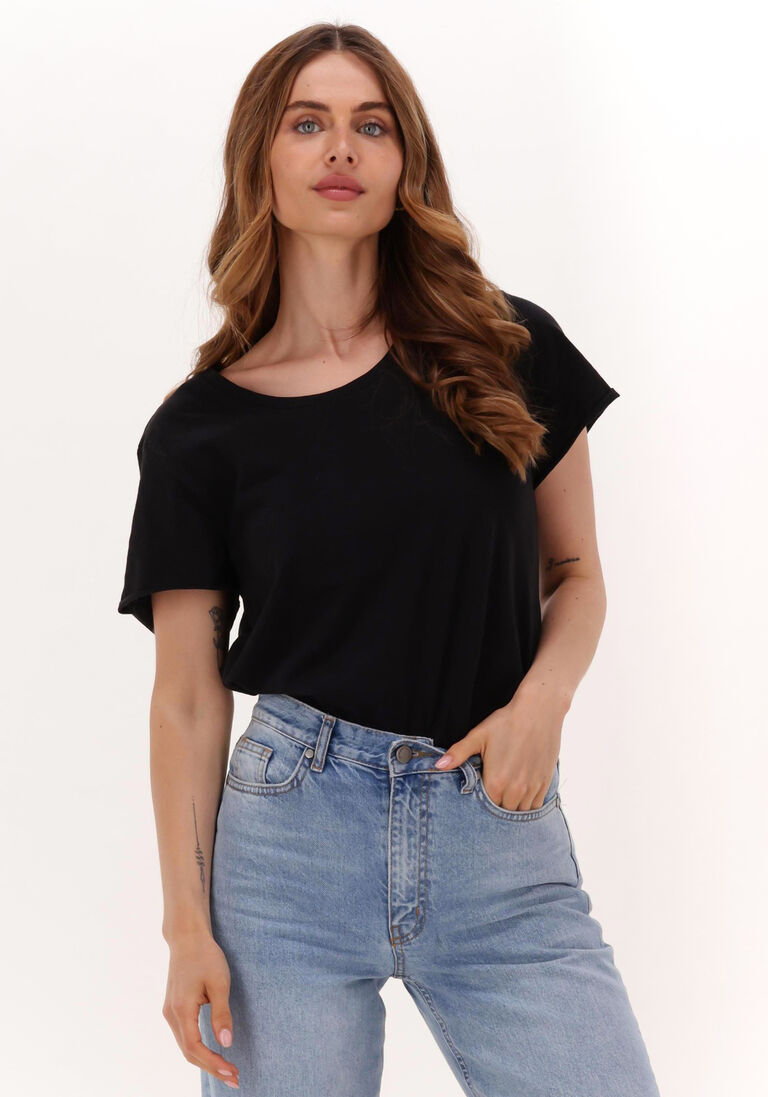 schwarze my essential wardrobe t-shirt 09 the otee slub yarn jersey