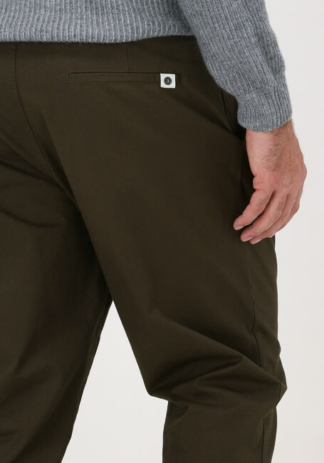 Dunkelgrün ANERKJENDT Chino AKJULIUS COTTON PLEAT PANT - large