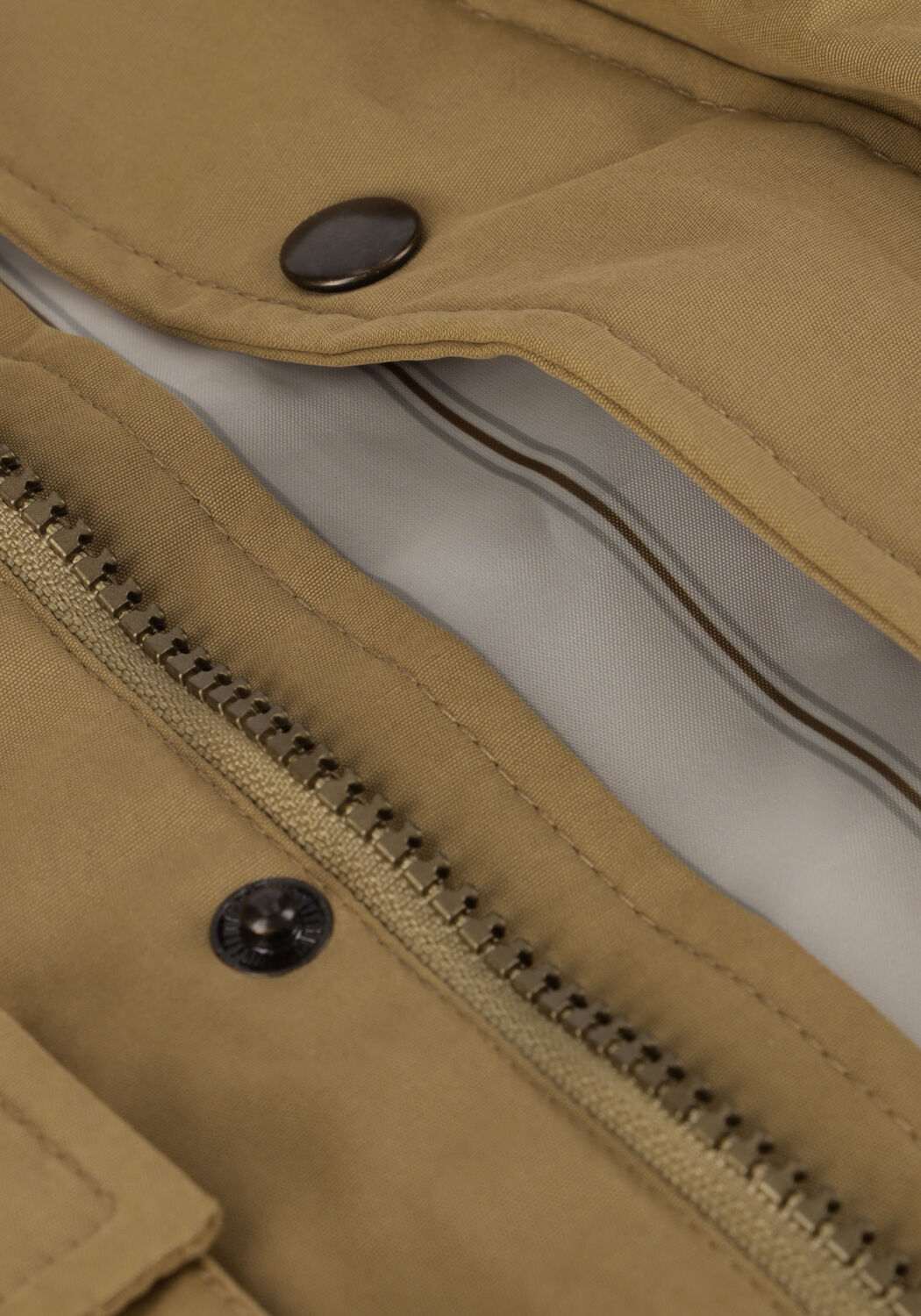 Camelfarbene LIL' ATELIER Parkas NMMGODO LONG LOOSE JACKET FO LIL - large