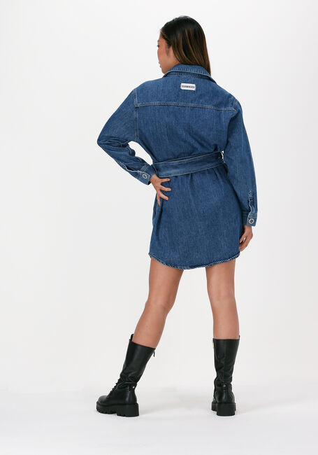 Blaue SILVIAN HEACH Minikleid DRESS DENIM VOXREG - large