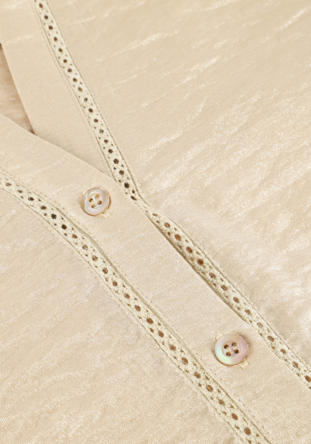 Beige NUKUS Blusen ROSIE BLOUSE SHINY - large