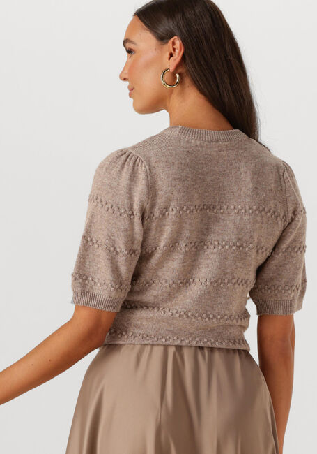 Sand Y.A.S. Top YASNIMO SS KNIT PULLOVER - large