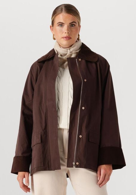 Braune NEO NOIR Jack ANASTACIA CORD JACKET - large