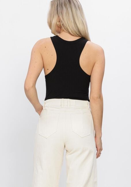 Schwarze HAUTE L'AMITI&Eacute; Top RIB BADGE TANK - large