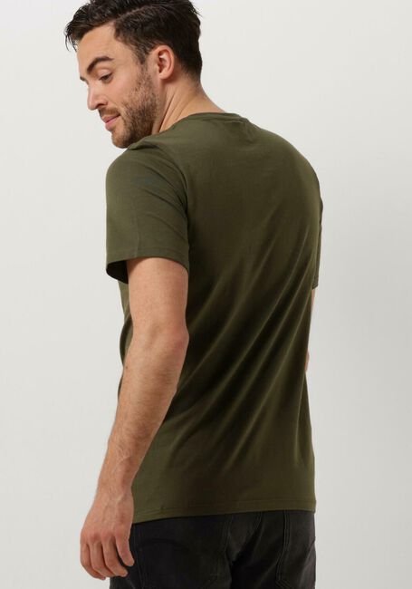 Olive G-STAR RAW T-shirt SLIM BASE R T S/S - large