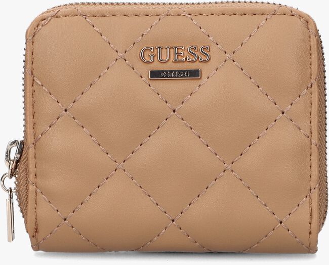 Beige GUESS Portemonnaie CESSILY SLG SMALL ZIP AROUND - large