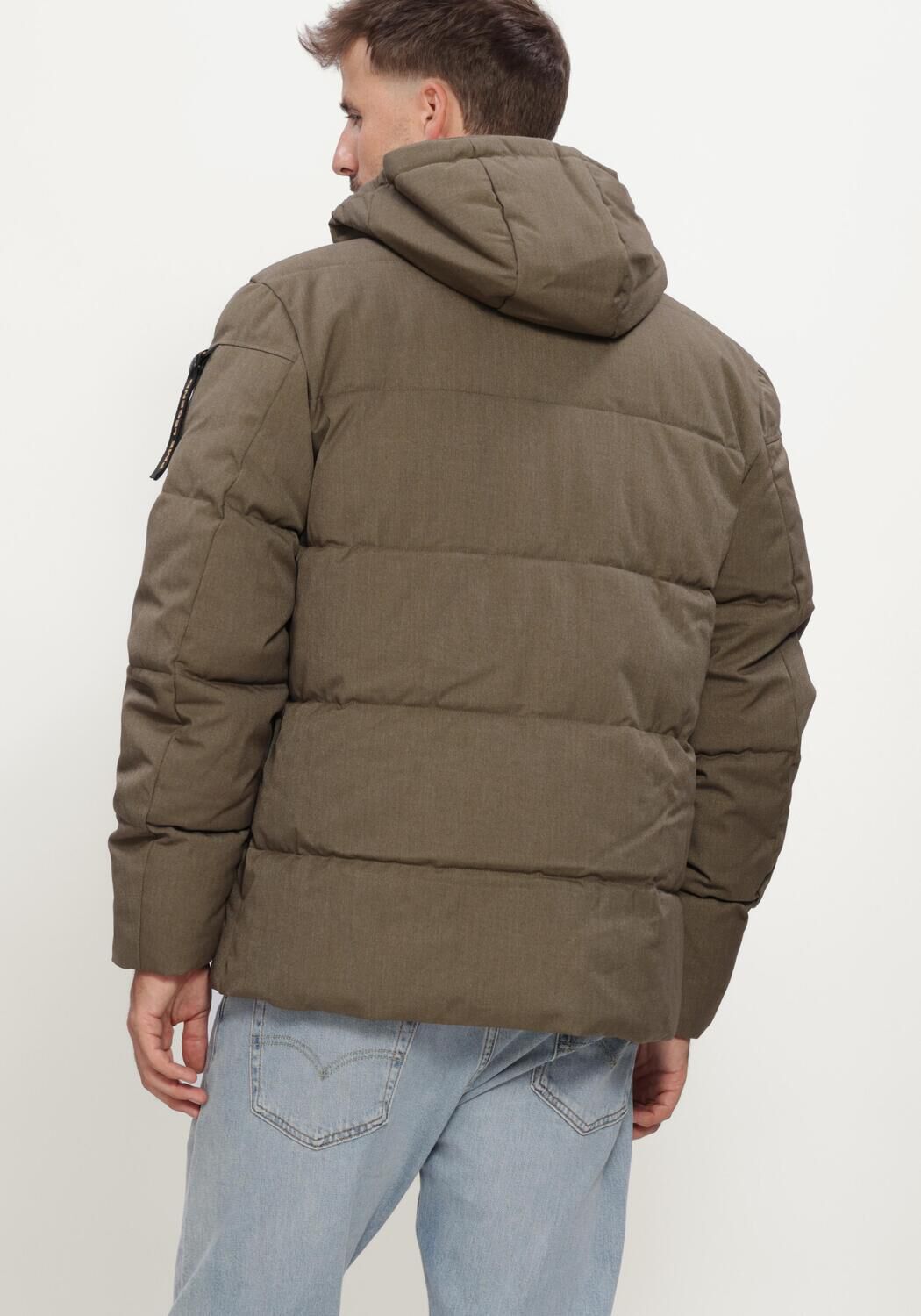 Gr&uuml;ne PME LEGEND Wattierte Jack SEMI LONG JACKET YETCRAFT - large