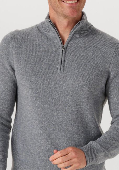 Graue PROFUOMO Pullover PULLOVER HALF ZIP WOOL BLEND - large