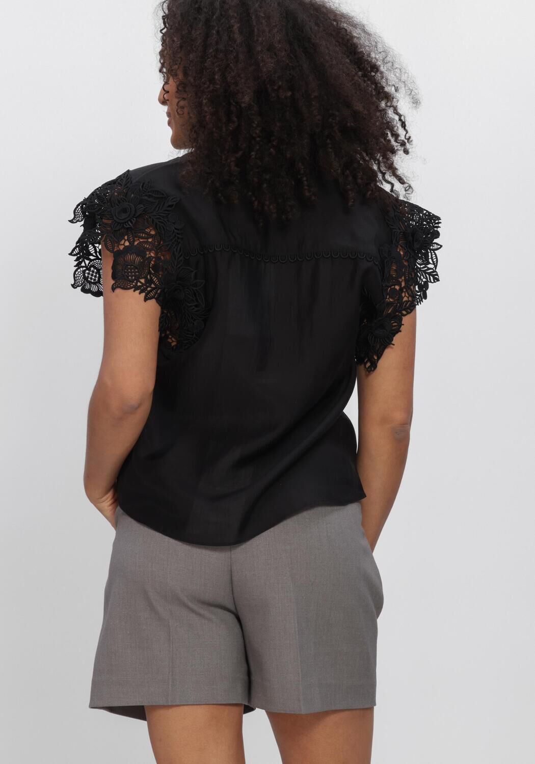 Schwarze COPENHAGEN MUSE Tops & T-shirts CMMOLLY-SHIRT - large