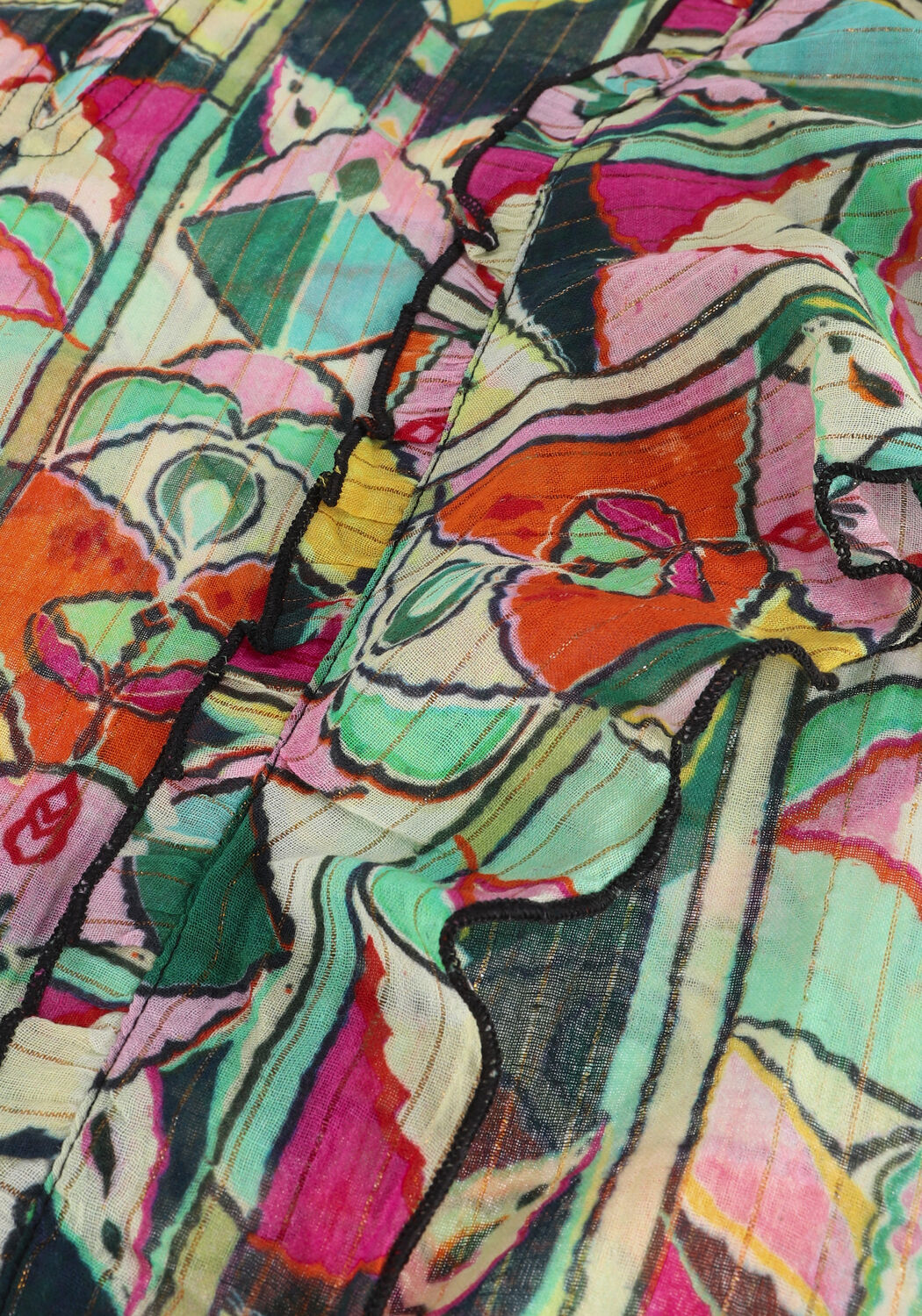 Mehrfarbige/Bunte POM AMSTERDAM Blusen FESTIVE - large