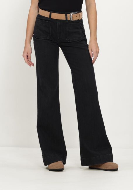 Schwarze 7 FOR ALL MANKIND Flared jeans MODERN DOJO HEAVY RAIN WITH PATCH POCKETS - large