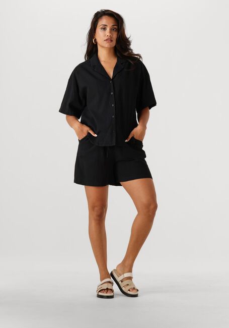 Schwarze SELECTED FEMME Blusen SLFLUISA 2/4 REVERS SHIRT B - large
