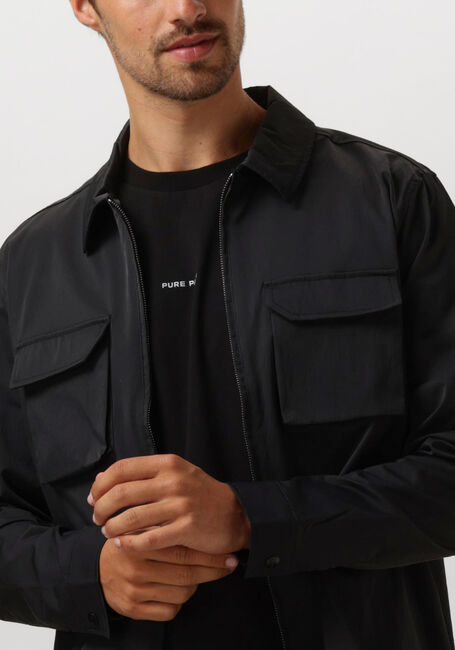 Schwarze PURE PATH Overshirt REGULAR FIT SHIRTS OVER204 - large