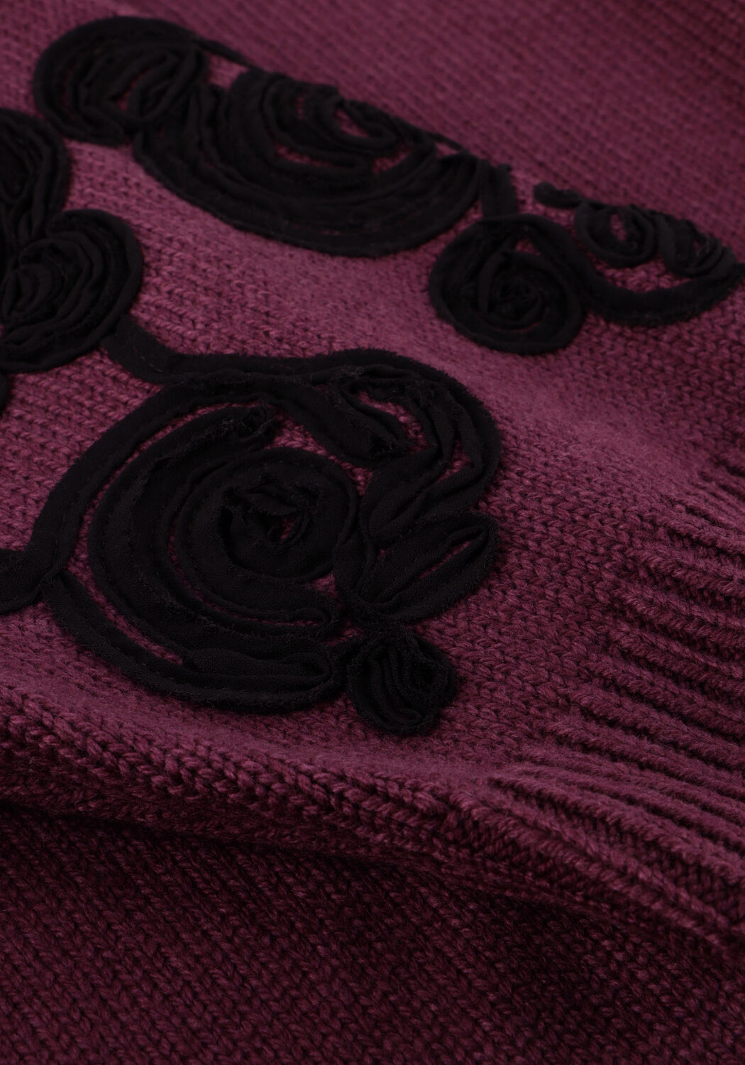 Bordeaux OBJECT Strickjacke OBJJANE 2/4 RE KNIT CARDIGAN - large