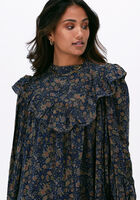 Blaue SISSEL EDELBO Minikleid KAREN SILK DRESS - medium