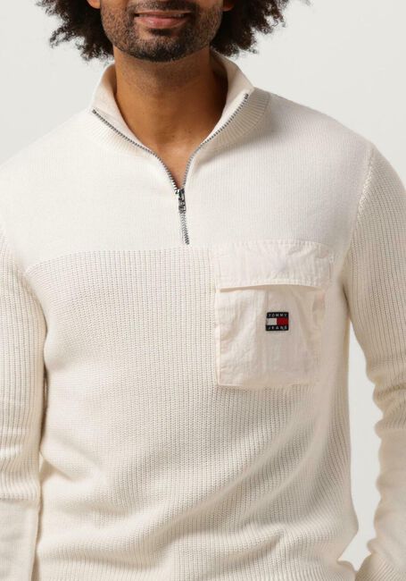 Nicht-gerade weiss TOMMY JEANS Pullover TJM CHECK SHERPA LINED OVERSHIRT - large