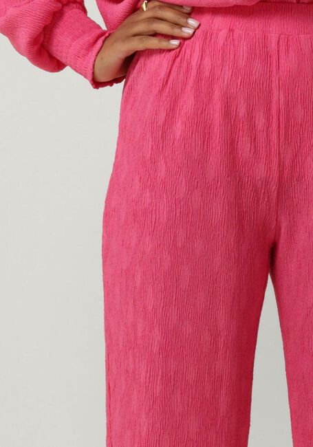 Fuchsie ALIX THE LABEL Weite Hose LADIES WOVEN WIDE LEG PLISSE PANTS - large