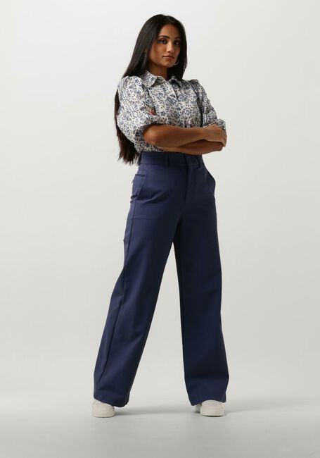 Blaue VANILIA Hose TAILORED TWILL - large