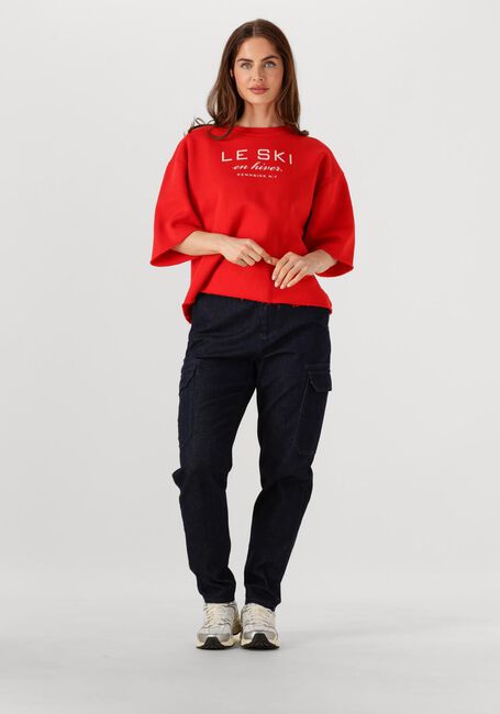 Rote PENN & INK T-shirt SWEATER W25F1702 - large