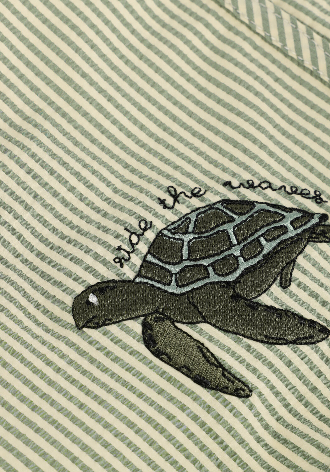 Olive SALTED STORIES Badehosen SEERSUCKER SWIM SHORT - large