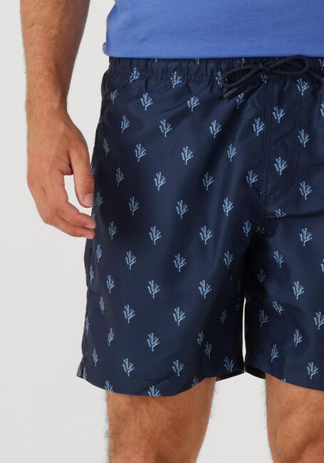 Dunkelblau SHIWI Badehosen MEN MIKE SWIM SHORTS 7 INCH SKETCHED CORAL - large