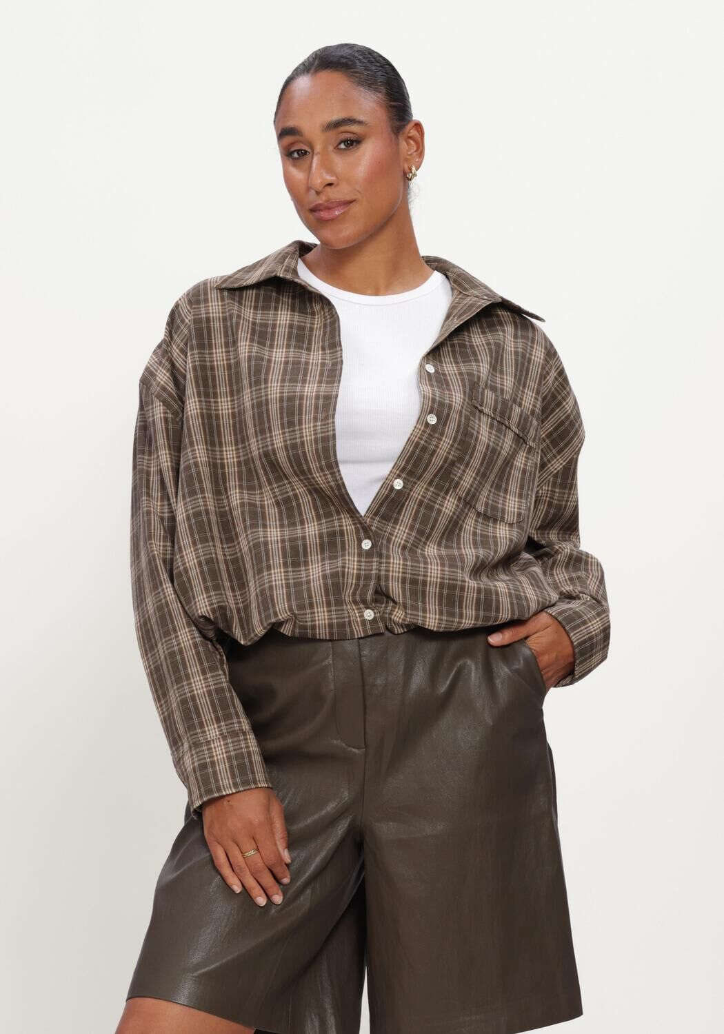 Braune CIRCLE OF TRUST Blusen YANA BLOUSE - large